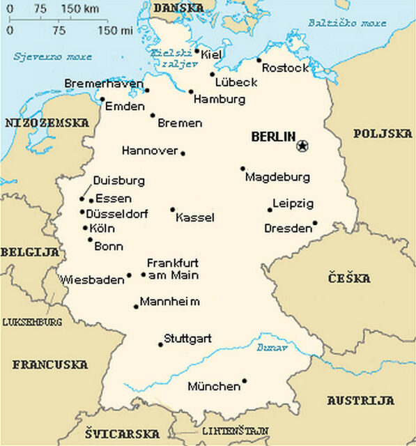 mapa nemacke keln Prosječna plata u Njemačkoj   Sveznan mapa nemacke keln
