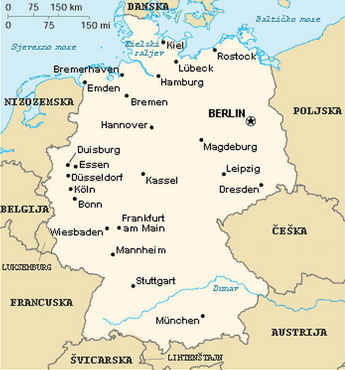 mapa nemacke keln Prosječna plata u Njemačkoj   Sveznan mapa nemacke keln