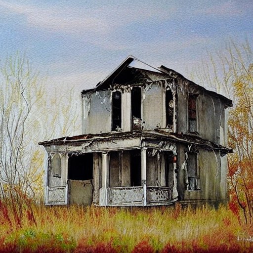Opis eksterijera napuštene kuće – Sastav: Eksterijer napuštene stare kuće