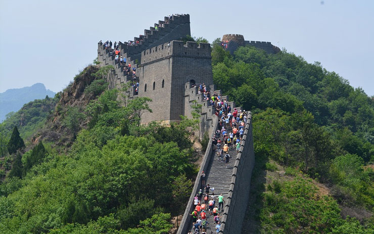 Kineski zid ilustracija